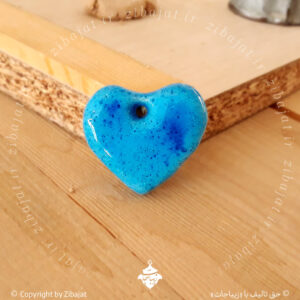 خرمهره کوجی آبی طرح قلب