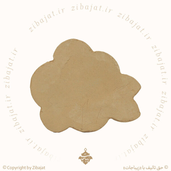 پشت مهر نماز طرح شکوفه