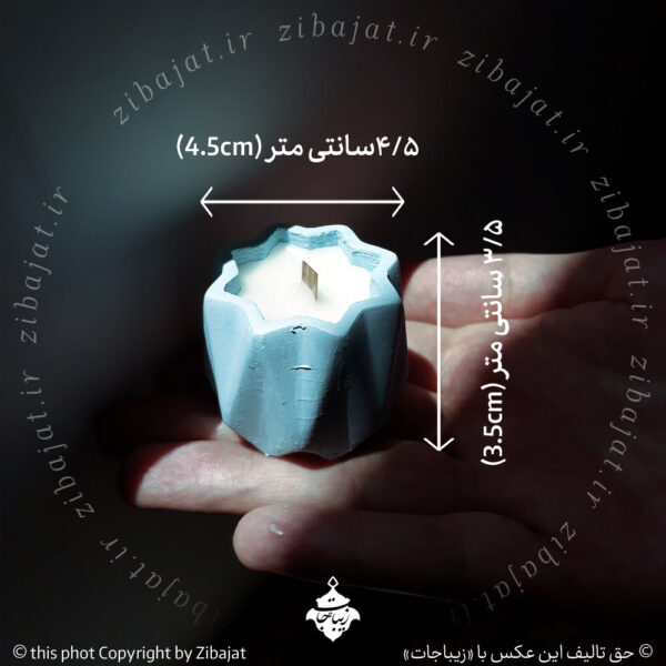 شات شمع بتنی ابعاد